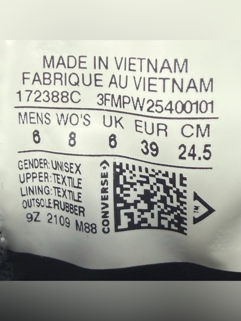 Converse Sean Pablo CTAS Pro Paradise Sneakers Mens 6 /Womens 8 Black Bleach EUC - Picture 9 of 9